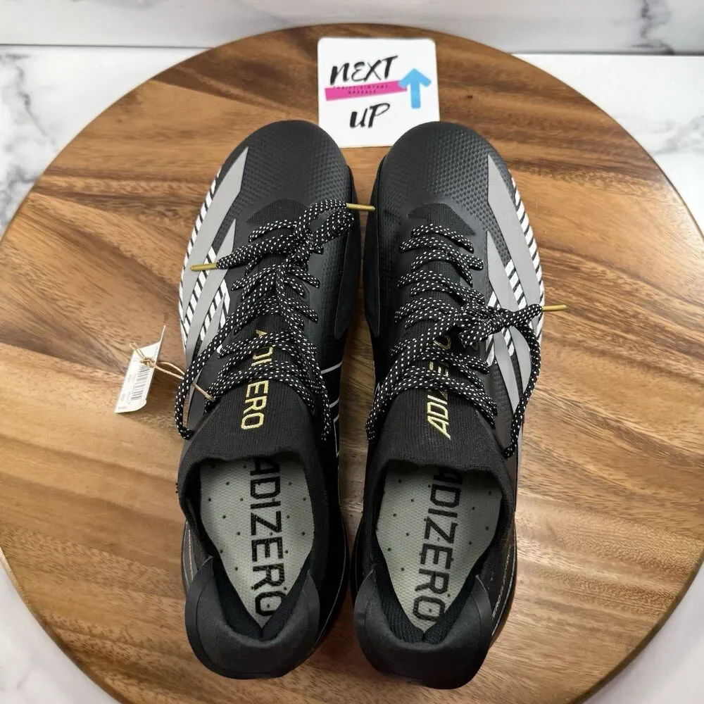 Men’s 11-Adidas Adizero Electric+ 2 Football Cleats IH5976 Core Black nby NEW